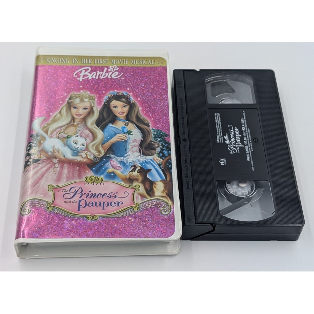 Barbie as The Princess and the Pauper VHS NTSC Fairy Tale Musical 2004